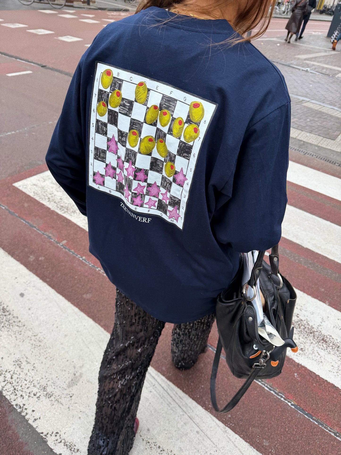 Schaakbord longsleeve