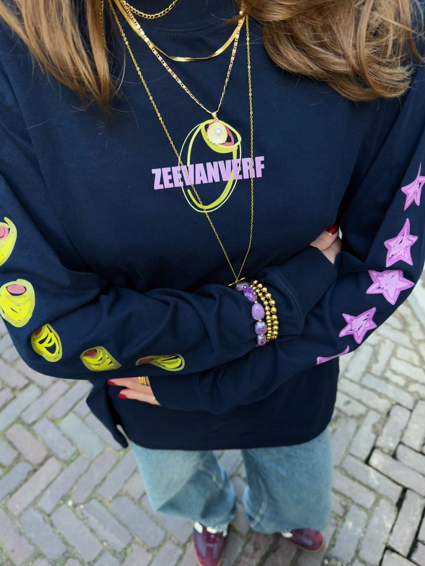 Schaakbord longsleeve