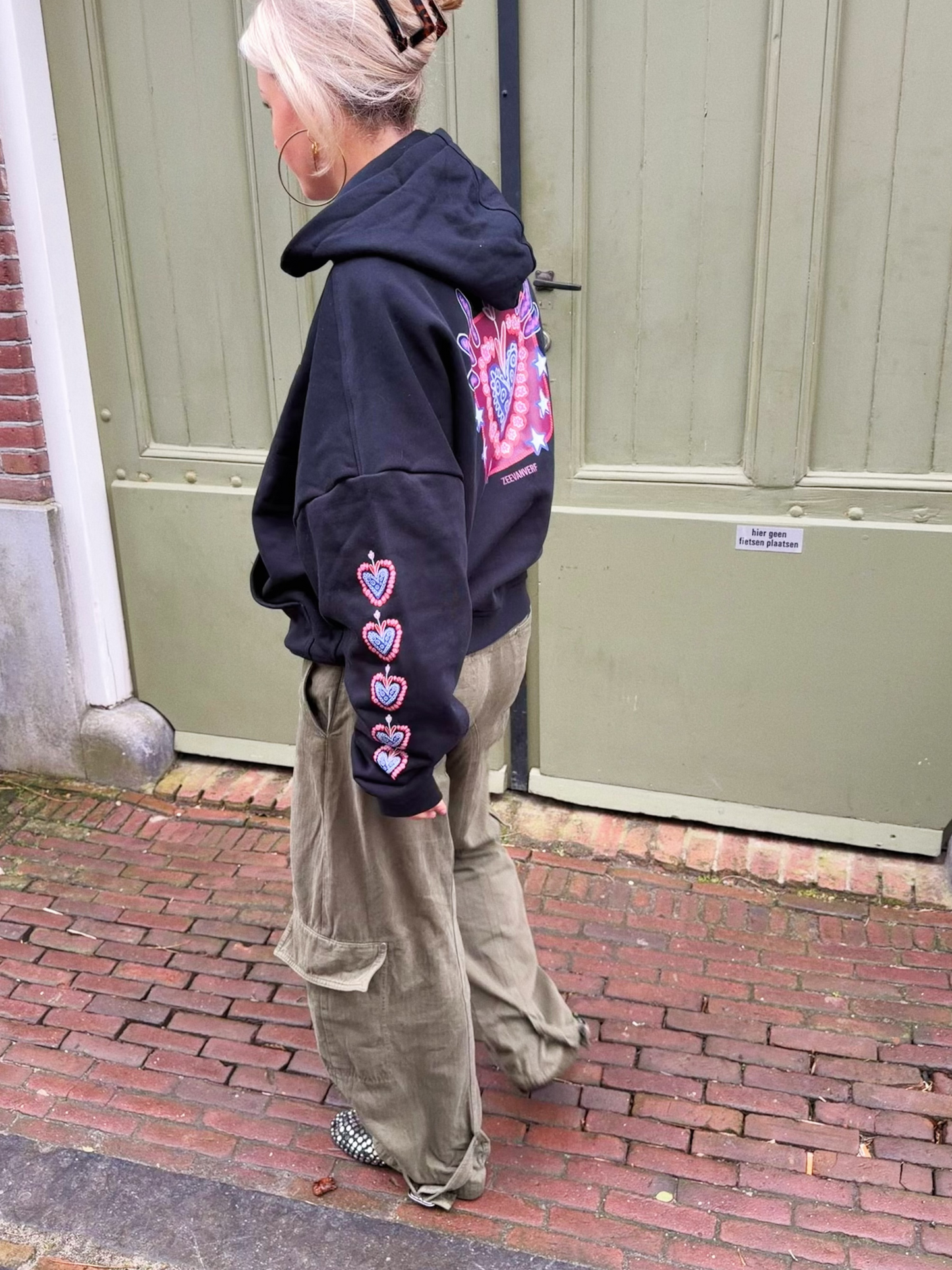 Hartjes vest zwart