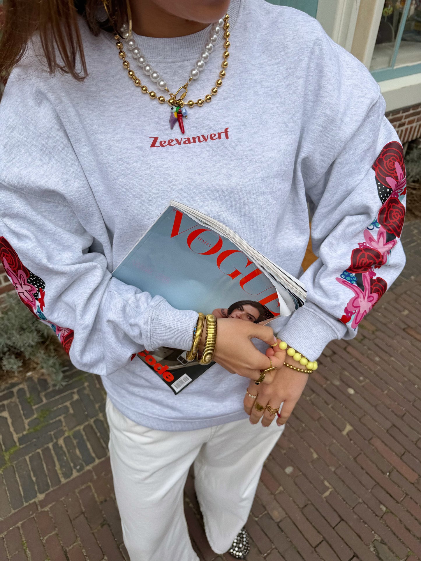 Flower Cowboy sweater