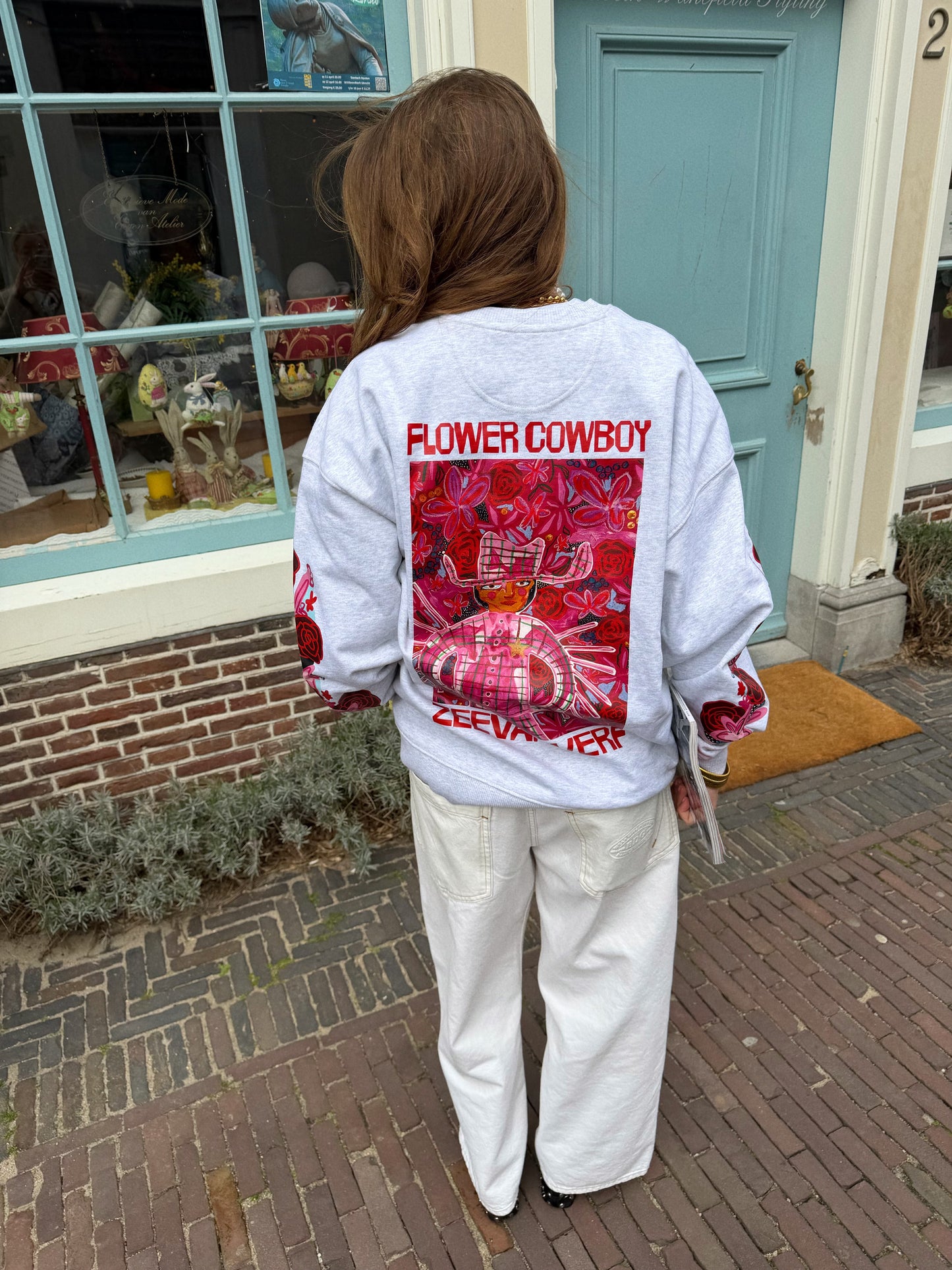 Flower Cowboy sweater