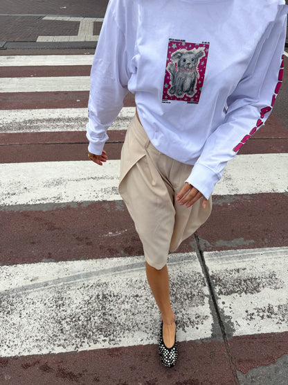 Doggy Pink & Blue longsleeve
