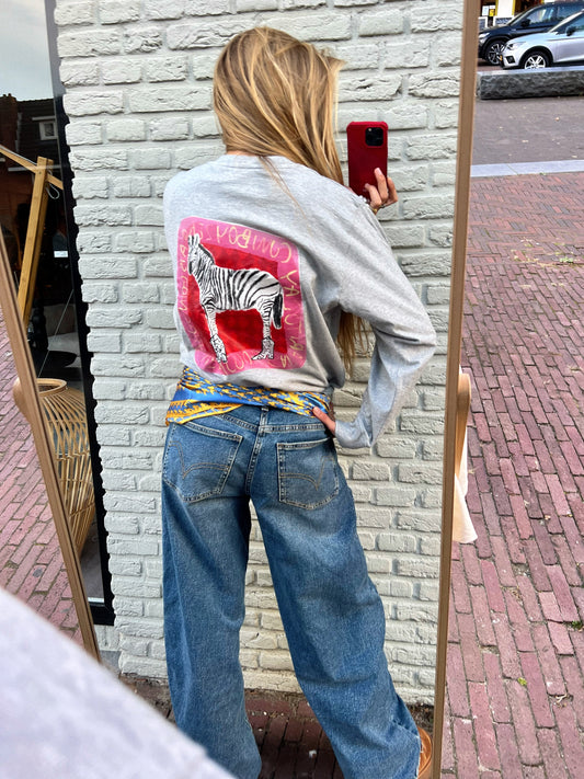 Cowboy Zebra longsleeve