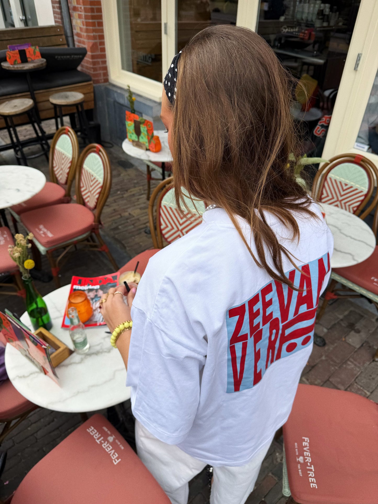 Red & Blue Zeevanverf t-shirt