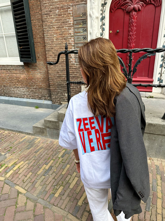 Red & Blue Zeevanverf t-shirt
