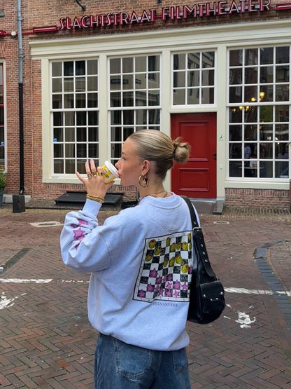Schaakbord sweater
