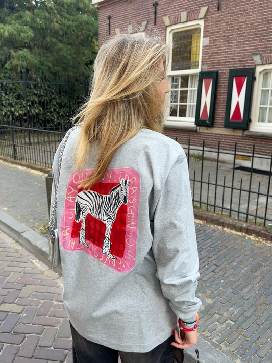Cowboy Zebra longsleeve