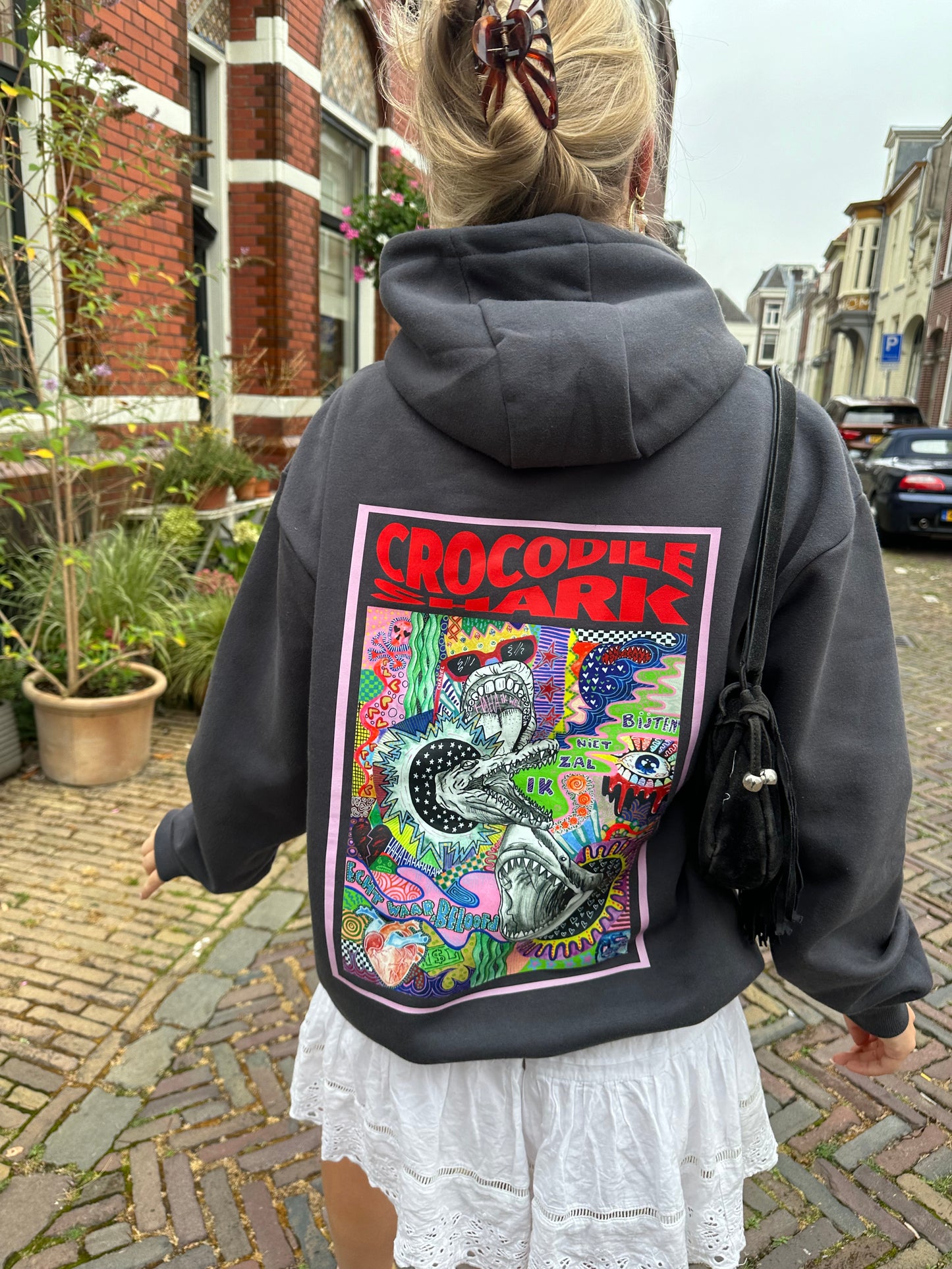 Crocodile Shark hoodie