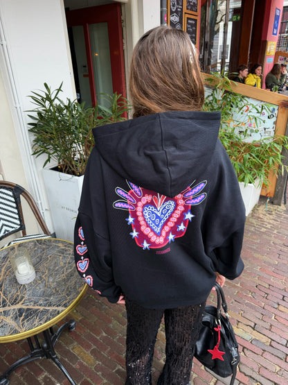 Hartjes vest zwart